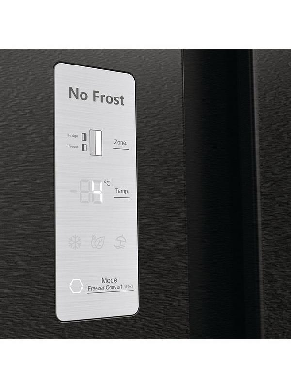 Fridgemaster MS91547BFE Total No Frost American Fridge Freezer with Non-Plumbed Water Dispenser - Black - E Rated - Image 6